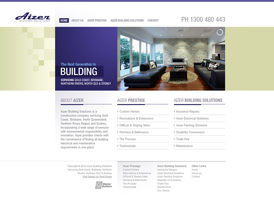 Aizer Building Homepage